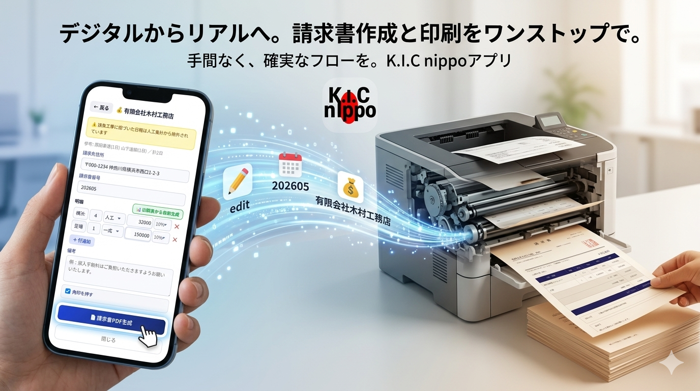 請求書PDF自動生成